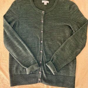 Croft&Barrow Women's Dark Green Cardigan